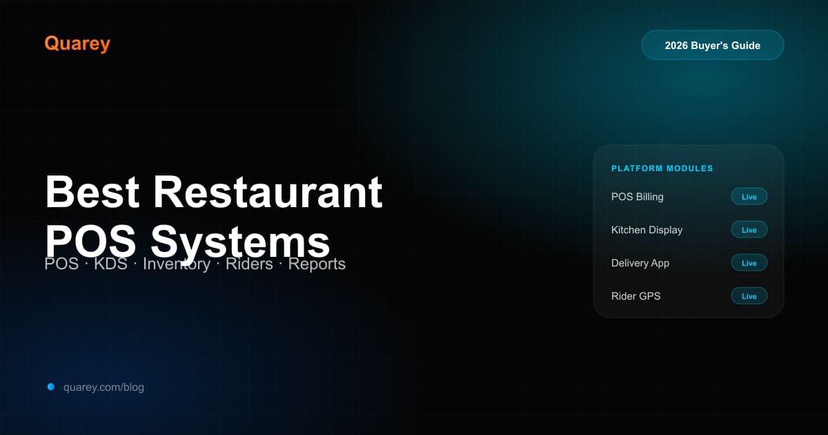 Best Restaurant POS Systems in 2026: Complete Buyer's Guide