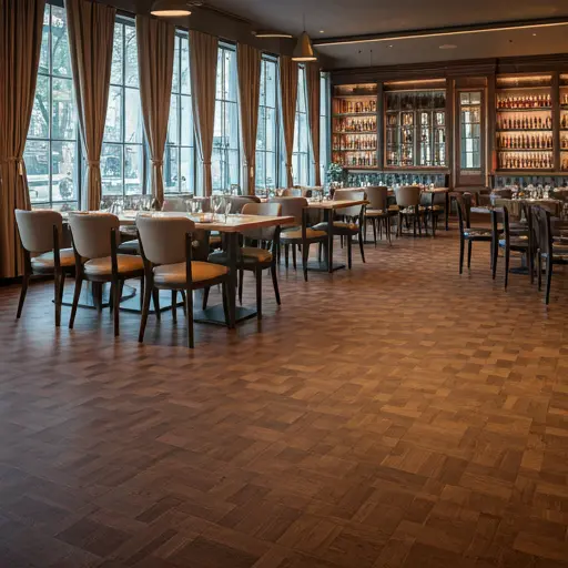 Restaurant floor with digital table map and tableside ordering